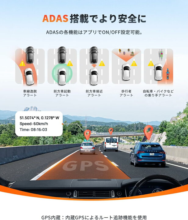 楽天市場】【最新4K UHD超高精細記録】70mai Dash Cam 4k A810 64GB 