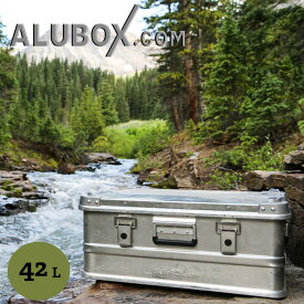 【10%OFFクーポン使える】アルボックス ALUBOX A042 アルミボックス アルミコンテナ 収納ケース ストレージボックス キャンプ アウトドア キャンプ用品 キャンピングギア ローテーブル ロースタイル 車載 道具箱 衣装ケース 洋服クローゼット ホビーボックス 42L