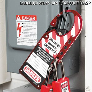 LABELED SNAP-ON LOCKOUT HASP L[bN 싞 h h~ ZLeB[ hƑ΍ hƃObY 1inch bN   X}[gbN y s X[cP[X Lv eg bN ss@