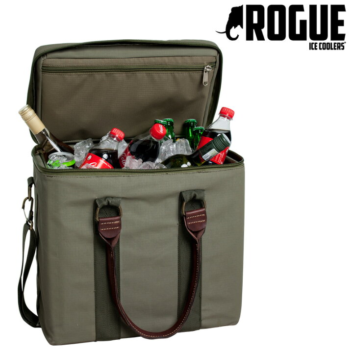 楽天市場】【ROGUE】22L Ice Cooler クーラーボックス 本革使用 BBQ 
