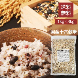 ＼50%OFF! スーパーSALE限定／ 国産十六穀米KX 1kg 雑穀米 16穀米 雑穀 穀米 無添加 送料無料 国産 アマランサス もち麦 押麦 玄米 もちもち雑穀米 食品 食べやすい 美味しい 食物繊維 栄養【国産16穀米KX 1kg】【レビュー投稿で300円クーポン贈呈】