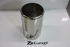 【送料無料】 ステン 90Φ用 カールタイプ 145L ステンレス カールテール マフラーカッター ステンテール テール延長 【送料込み】 73garage 73ガレージ ナミガレージ