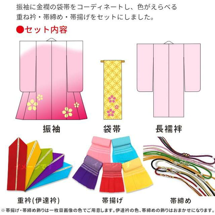 楽天市場】ジュニア振袖セット 正絹 友禅 絵羽柄の振袖 比翼仕立て 140 