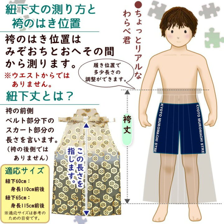 楽天市場】袴 小物7点セット 七五三 3歳 5歳 男の子 選べる金襴生地の 