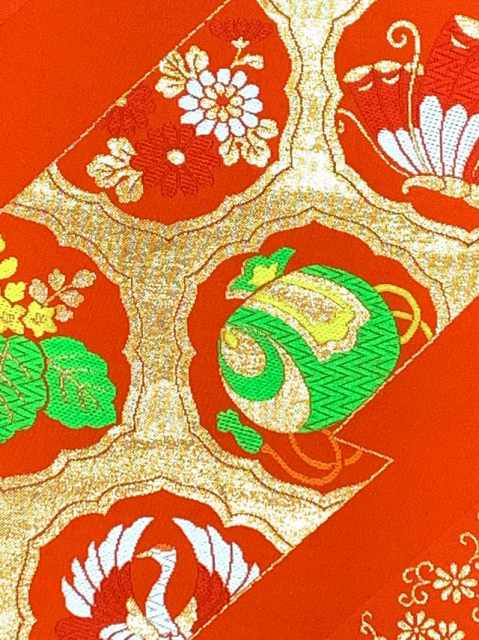 楽天市場】七五三 袋帯 正絹 桐生織 こども・ジュニア用 日本製 全通の 
