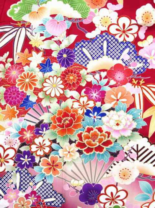 楽天市場】絵羽柄の振袖 正絹 Sサイズ振袖 盛金加工 古典柄 成人式 十 