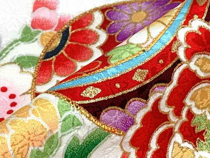 楽天市場】七五三 着物 7歳 フルセット 正絹 金駒刺繍 日本製 絵羽付け 