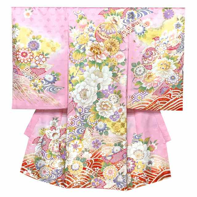 【楽天市場】お宮参り 女の子 着物 正絹 京友禅 金駒刺繍 日本製 