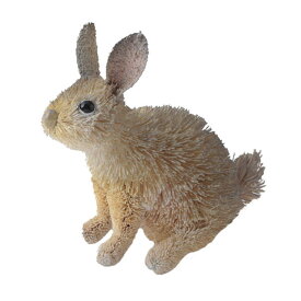 アジアン エスニック 雑貨 置物 オブジェ たわしアニマル ウサギ M81-1861 かわいい おしゃれ インテリア 動物 おもしろ