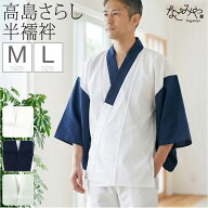 ＼大収穫祭セール最終日／ ★4.8【ランキング1位受賞】 半襦袢 うそつき 襦袢 袷用 日本製 男物 塩瀬 半…