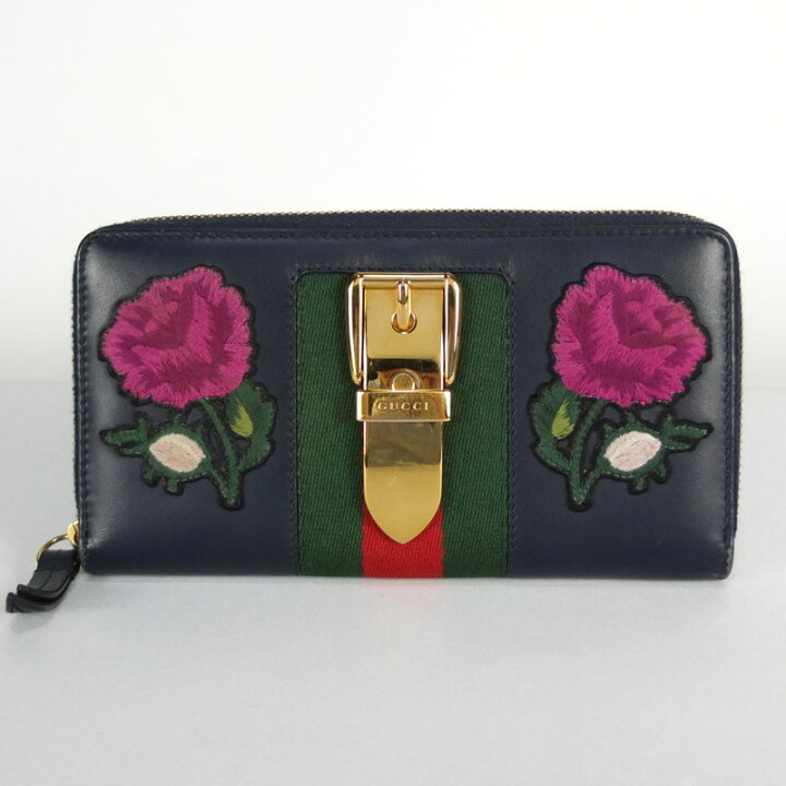 楽天市場】グッチ GUCCI シルヴィ エンブロイダリー コンチネンタル  