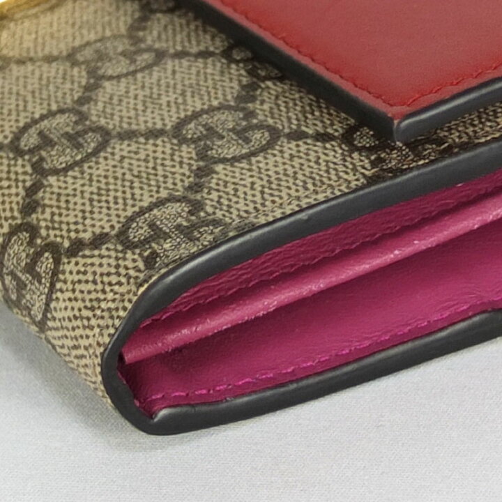楽天市場】グッチ GUCCI パドロック チェーンウォレット 453506 二  