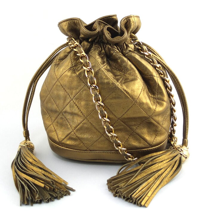 楽天市場】シャネル CHANEL 巾着 チェーンショルダーバッグ マトラッセ  