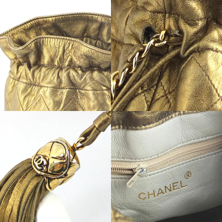 楽天市場】シャネル CHANEL 巾着 チェーンショルダーバッグ マトラッセ 