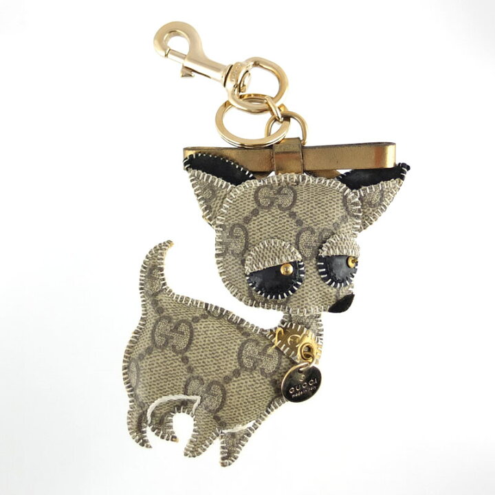 楽天市場】グッチ GUCCI グッチョリ チワワ キーホルダー 206081  