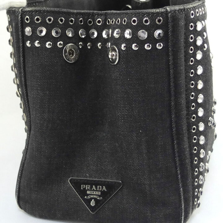 楽天市場】プラダ PRADA カナパ ビジュー 2WAYバッグ BN2439 