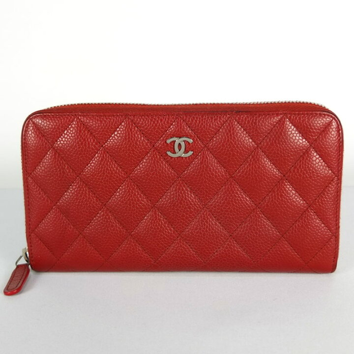楽天市場】シャネル CHANEL マトラッセ ラウンドファスナー長財布 