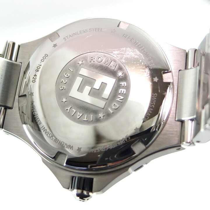 楽天市場】フェンディ FENDI ノーティコ F108100101 クォーツ ブラック 
