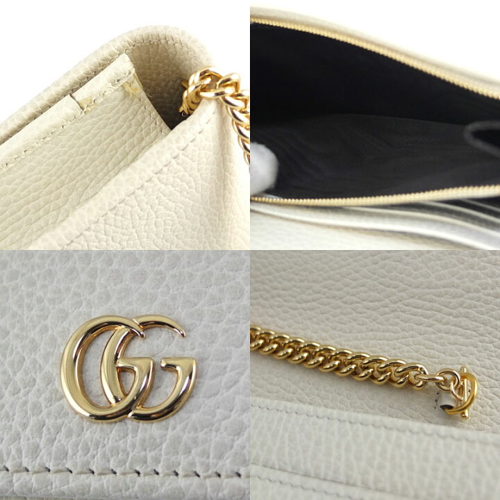楽天市場】グッチ GUCCI GGマーモント ミニ チェーンバッグ 497985 