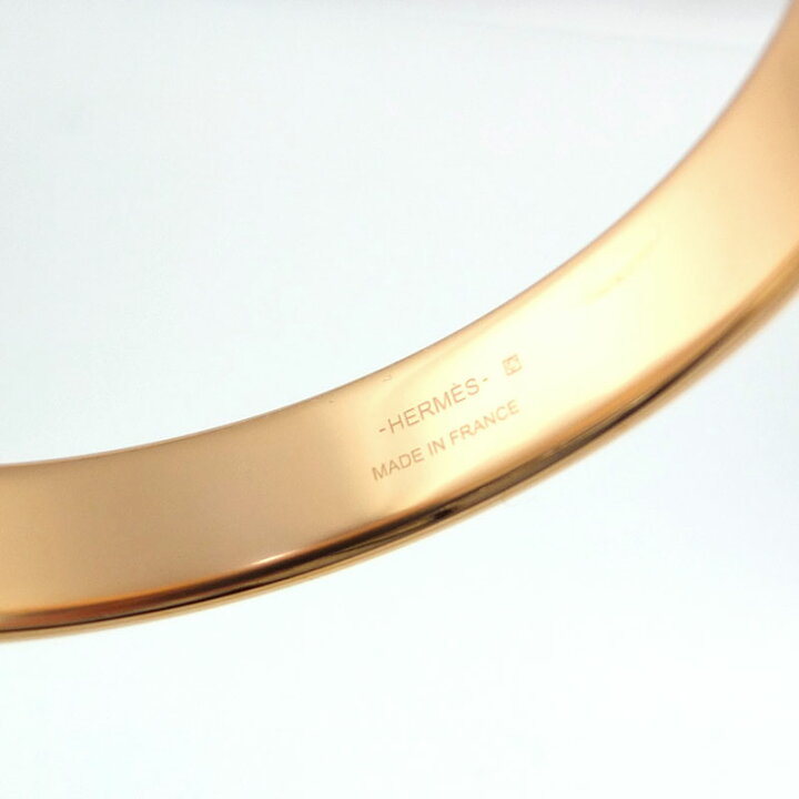 楽天市場】エルメス HERMES オランプ ブレスレット バングル ゴールド 