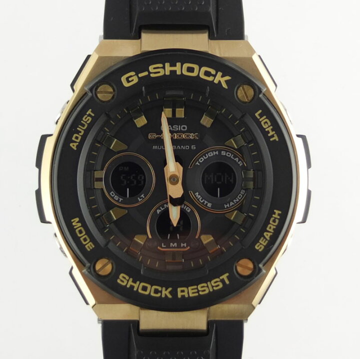 楽天市場】カシオ CASIO Gショック G-SHOCK Gスチール GST-W300G-1A9JF 