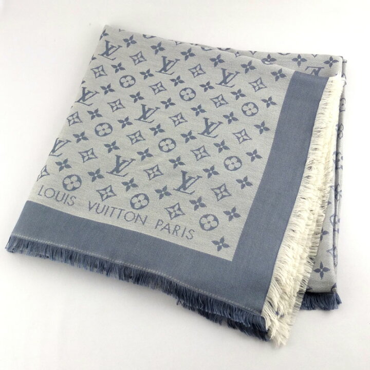 楽天市場】ルイ ヴィトン LOUIS VUITTON ショール モノグラム デニム 
