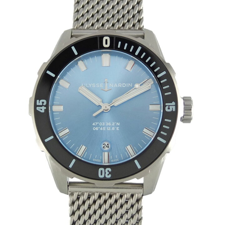 楽天市場】ユリスナルダン ULYSSE NARDIN ダイバー 42MM 8163-175/93-J 