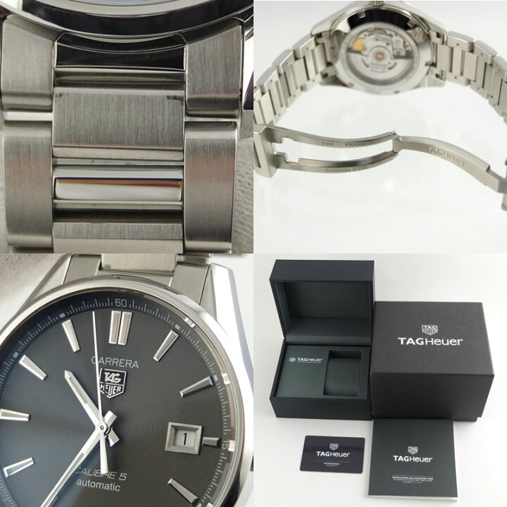 楽天市場】タグホイヤー TAG HEUER カレラ キャリバー5 WAR211C-4 自動  