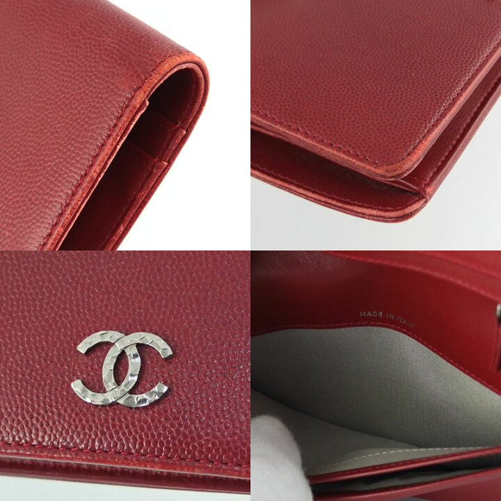 楽天市場】シャネル CHANEL ココマーク 二つ折り長財布 A46314  