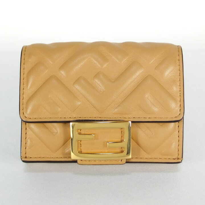楽天市場】フェンディ FENDI マイクロ 三つ折り財布 8M0395 AAJD  