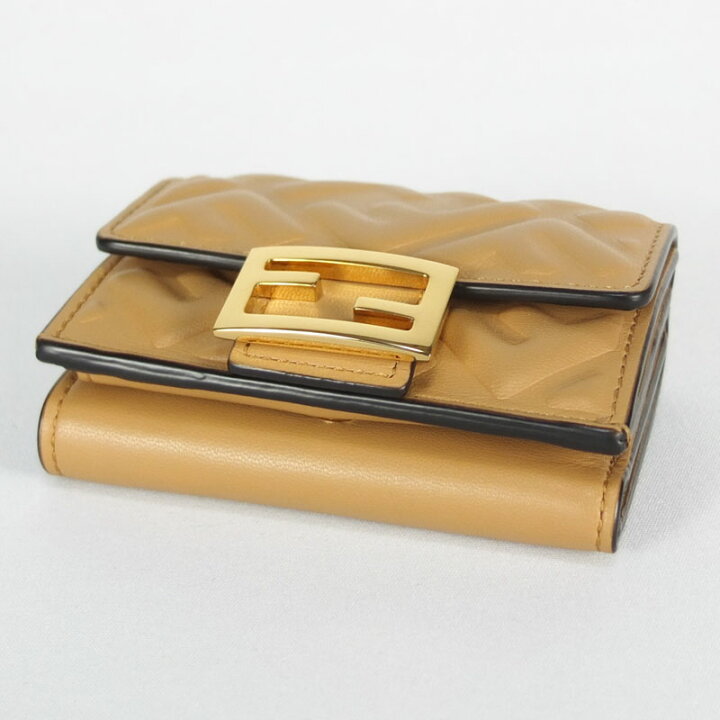 楽天市場】フェンディ FENDI マイクロ 三つ折り財布 8M0395 AAJD  