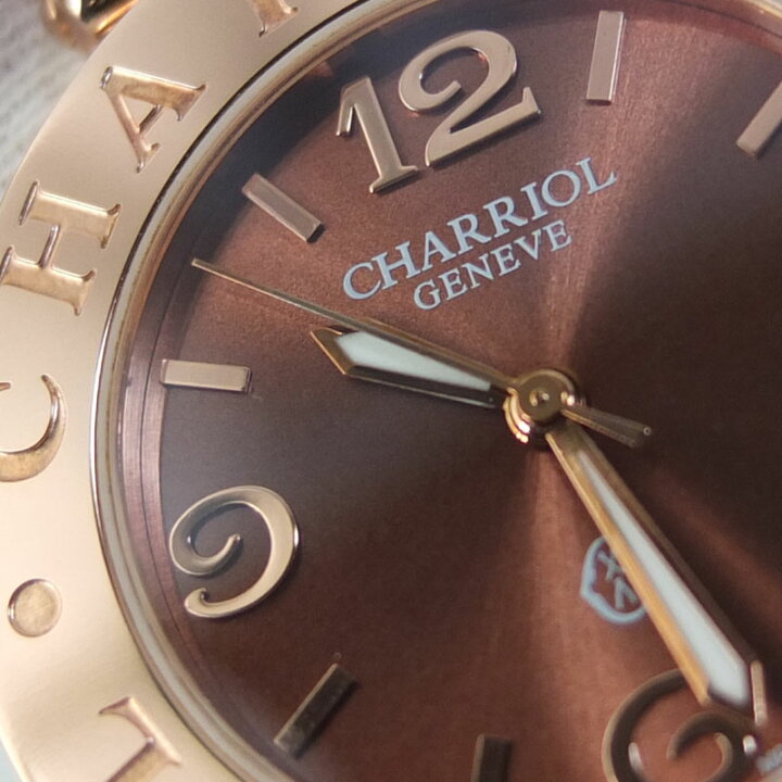 楽天市場】シャリオール CHARRIOL アレキサンダー クォーツ ブラウン  