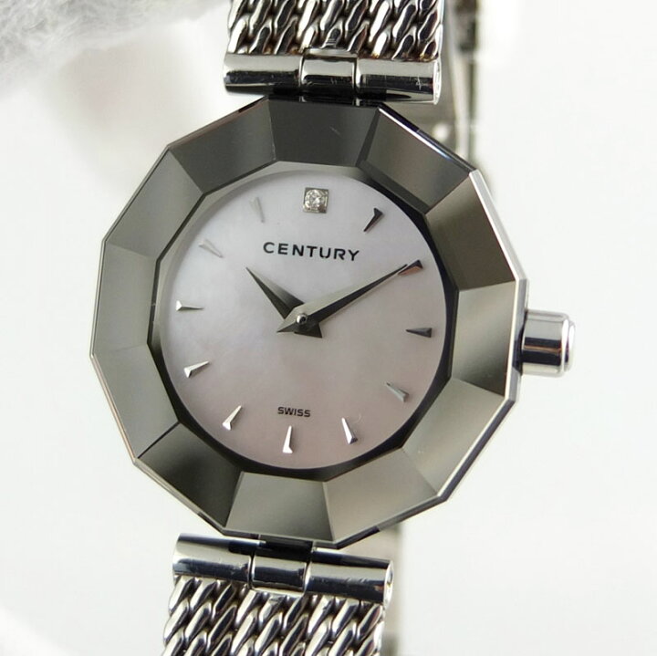楽天市場】センチュリー CENTURY タイムジェム クォーツ 1Pダイヤ  