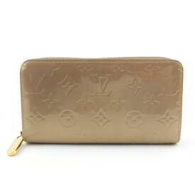 ルイ ヴィトン LOUIS VUITTON ジッピーウォレット　M91761　モノグラム　ヴェルニ　ベージュプードル　ラウンドファスナー長財布　レディース 【中古】