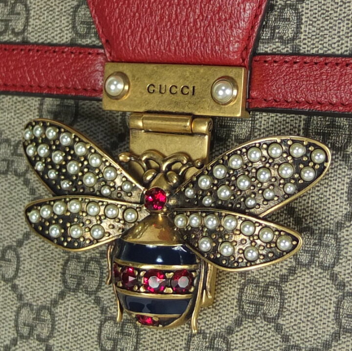 楽天市場】グッチ GUCCI クイーンマーガレット 476541 2WAYバッグ GG 