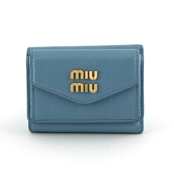 楽天市場】ミュウミュウ MIUMIU 三つ折り財布 コンパクトウォレット  