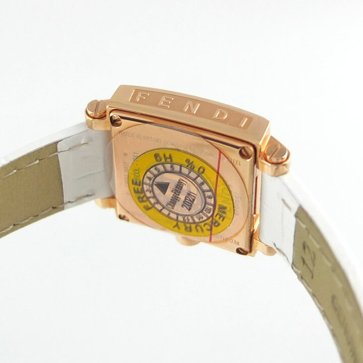 楽天市場】フェンディ FENDI クアドロ ミニ 60500L クォーツ シェル 