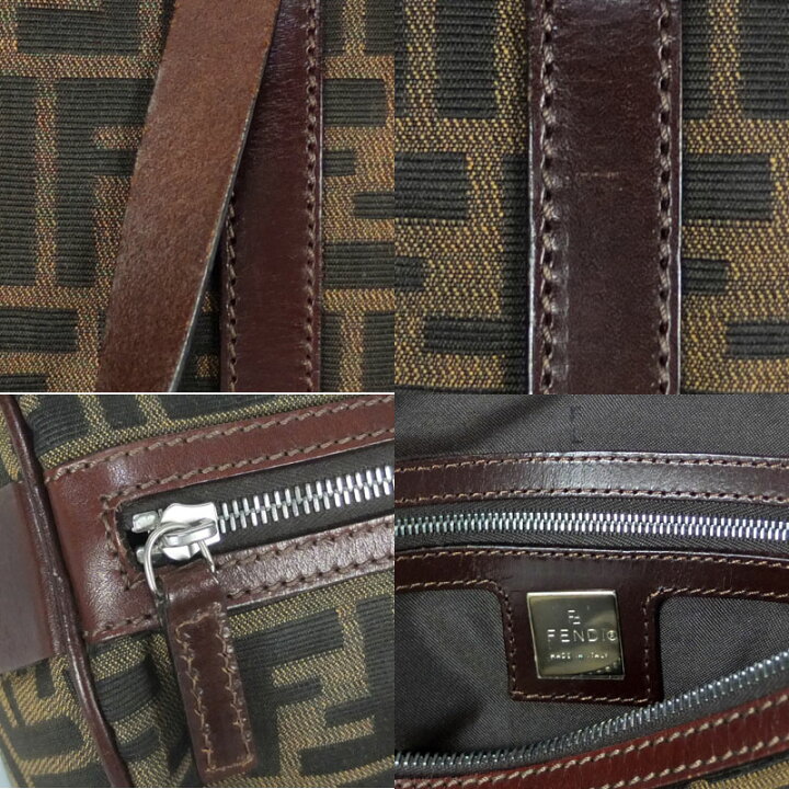 楽天市場】フェンディ FENDI ズッカ柄 ミニボストンバッグ 16327 