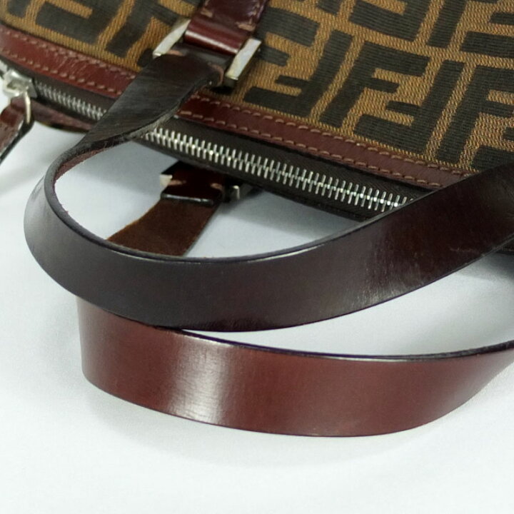 楽天市場】フェンディ FENDI ズッカ柄 ミニボストンバッグ 16327 