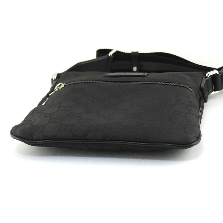 NR71 br4873tm 【GUCCI】 ショルダーバッグ GGナイロン ブラック 