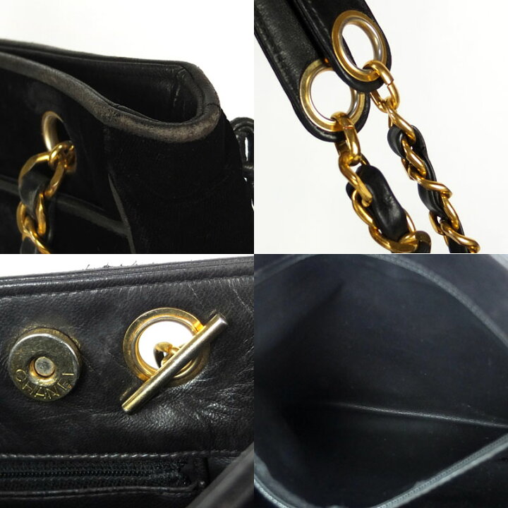 楽天市場】シャネル CHANEL ベロア チェーントートバッグ ショルダー 