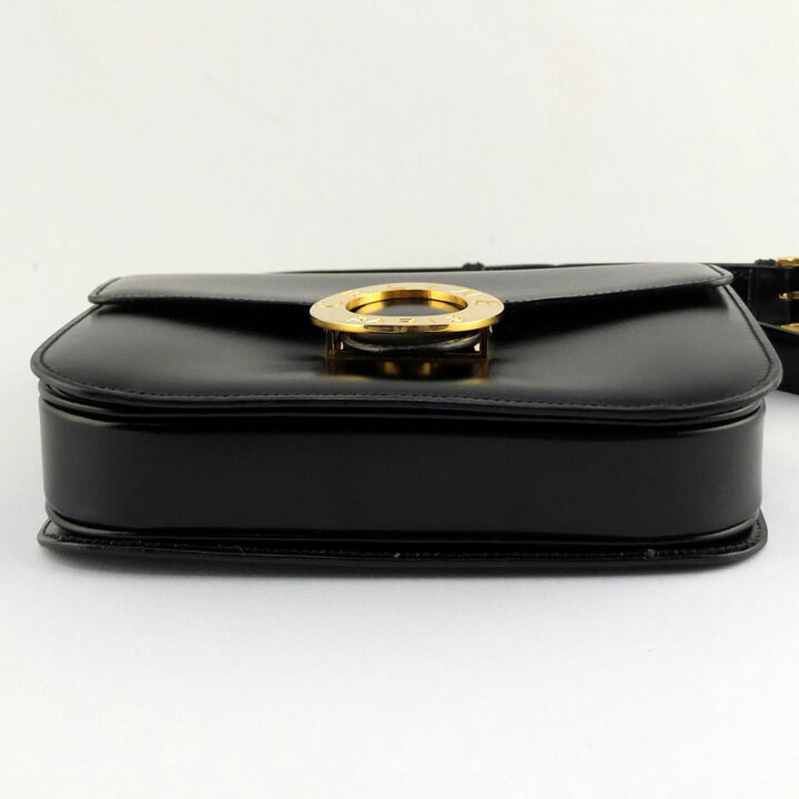 楽天市場】セリーヌ CELINE サークルロゴ ショルダーバッグ ブラック 