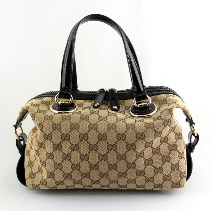 楽天市場】グッチ GUCCI GGキャンバス ハンドバッグ 203526 ミニ 