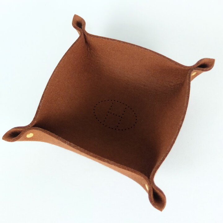 楽天市場】エルメス HERMES ヴィド ポッシュ トレー 小物入れ フェルト  