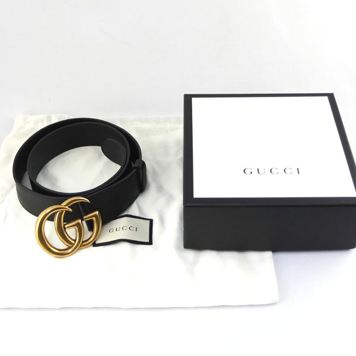 楽天市場】グッチ GUCCI リ エディション ワイドレザーベルト 400593 