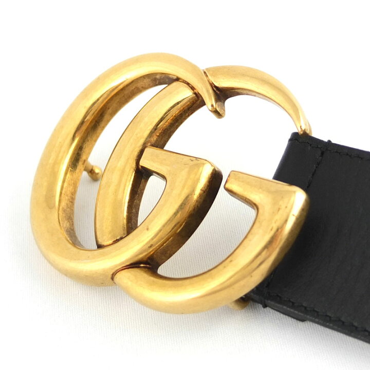 楽天市場】グッチ GUCCI リ エディション ワイドレザーベルト 400593 