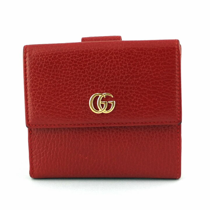 楽天市場】グッチ GUCCI プチマーモント フレンチフラップウォレット 