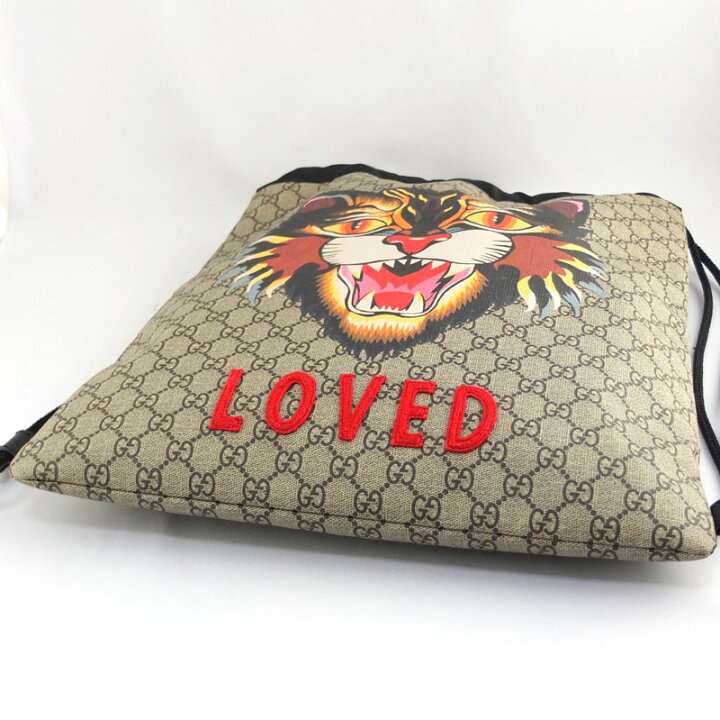 楽天市場】グッチ GUCCI アングリーキャット バックパック 473872 GG 