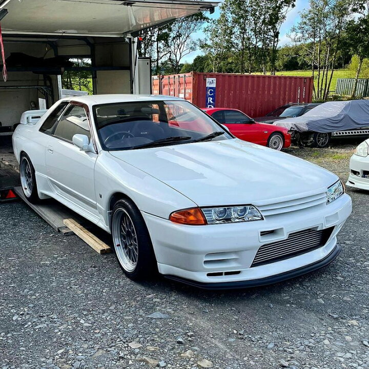 楽天市場】R32 スカイライン LED ヘッドライト クローム FR32 ER32 