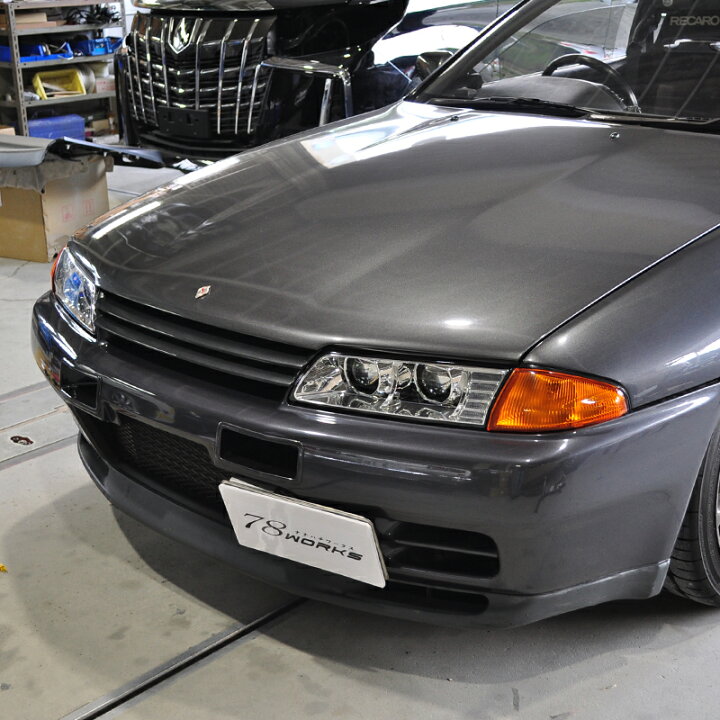 楽天市場】R32 スカイライン LED ヘッドライト クローム FR32 ER32 